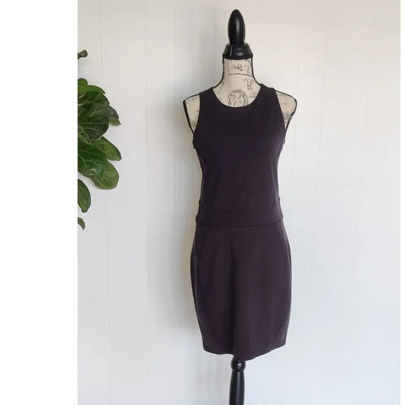 Toad & Co Black Sleeveless Dress Tencel Lyocell Size M Casual Athleisure - Picture 1 of 7